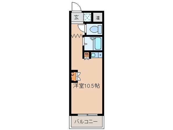 益生駅 徒歩24分 4階の物件間取画像